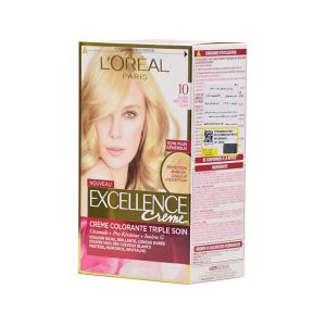 کیت رنگ مو لورآل (L'Oreal) مدل Excellence شماره 10 حجم 48 میلی‌لیتر