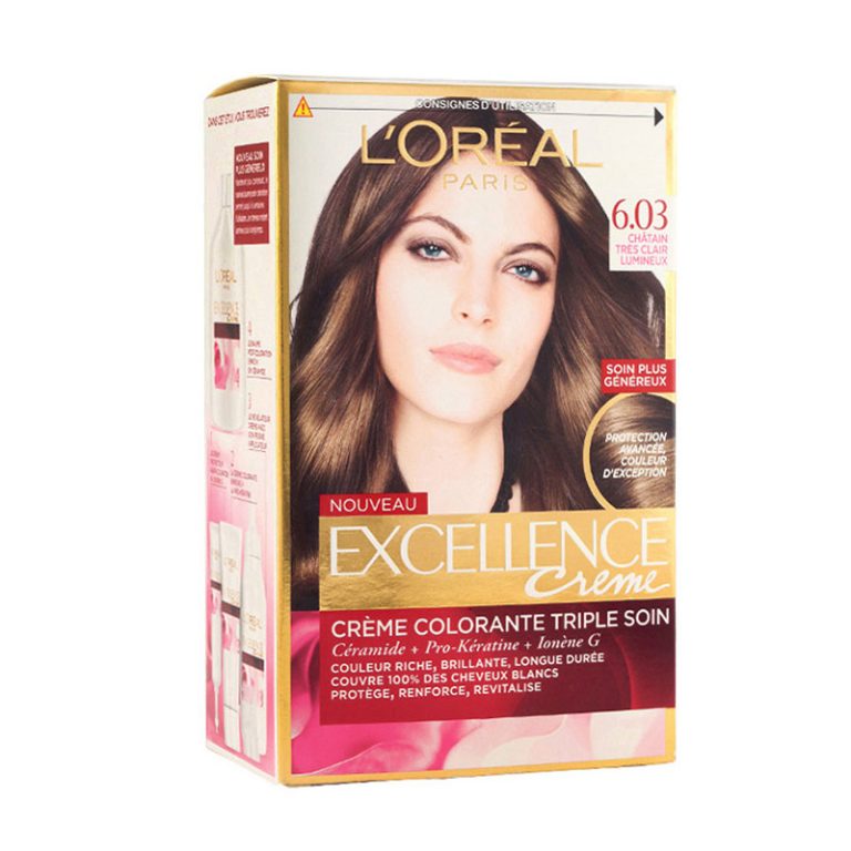 کیت رنگ مو لورآل (L'Oreal) مدل Excellence شماره 6.03 حجم 48 میلی‌لیتر