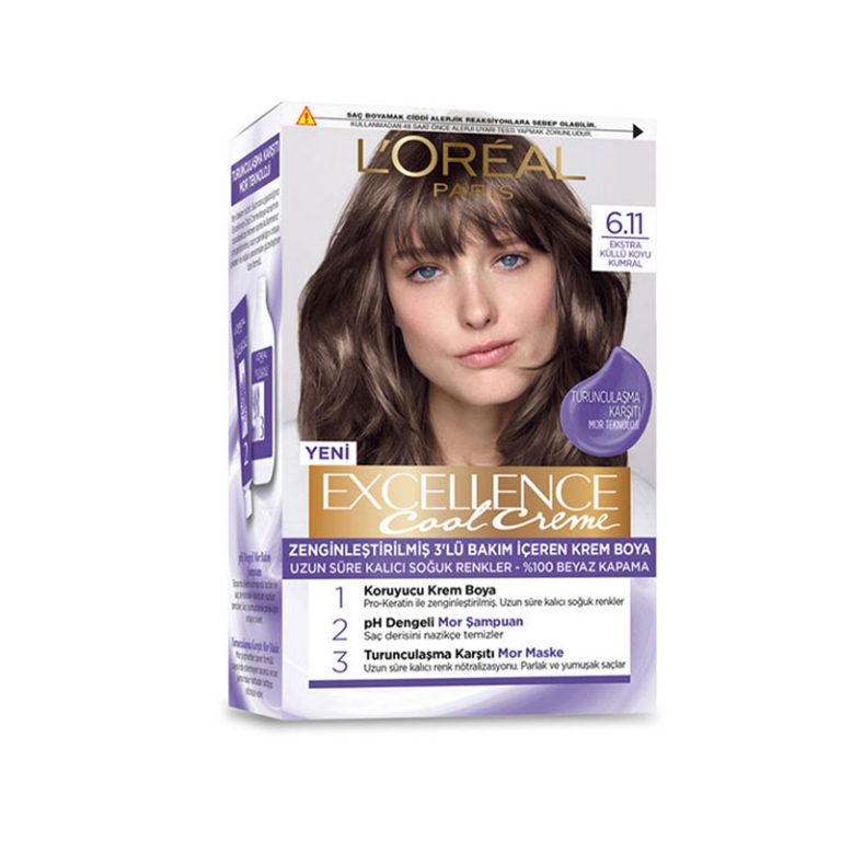 کیت رنگ مو لورآل (L'Oreal) مدل Excellence شماره 6.11 حجم 40 میلی‌لیتر
