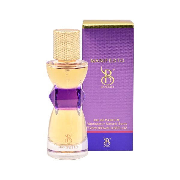 عطر جیبی زنانه برندینی (Brandini) مدل Manifesto حجم 25 میلی‌لیتر