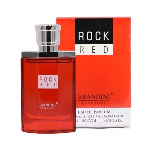 عطر جیبی مردانه برندینی (Brandini) مدل ROCK RED حجم 25 میلی‌لیتر