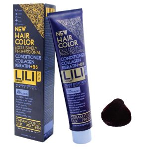 رنگ مو کم آمونیاک لی لی نایت (Lili Night) شماره 6.62 رنگ شرابی حجم 120 میلی لیتر