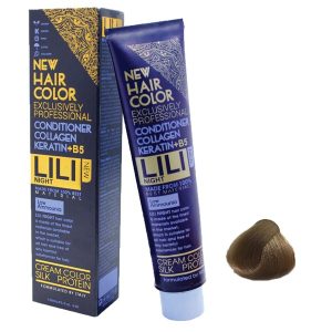 رنگ مو کم آمونیاک لی لی نایت (Lili Night) شماره 8.132 رنگ بلوند نسکافه ای متوسط حجم 120 میلی لیتر