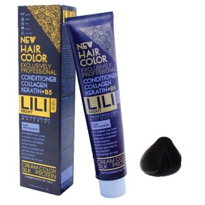 رنگ مو کم آمونیاک لی لی نایت (Lili Night) شماره C6 رنگ قهوه ای دودی حجم 120 میلی لیتر