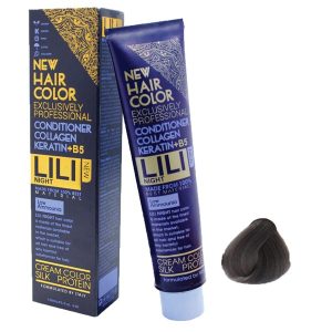 رنگ مو کم آمونیاک لی لی نایت (Lili Night) شماره C7 رنگ بلوند دودی تیره حجم 120 میلی لیتر