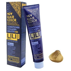 رنگ مو کم آمونیاک لی لی نایت (Lili Night) شماره G8 رنگ بلوند طلایی متوسط حجم 120 میلی لیتر