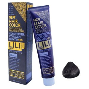 رنگ مو کم آمونیاک لی لی نایت (Lili Night) شماره N3 رنگ قهوه ای تیره حجم 120 میلی لیتر