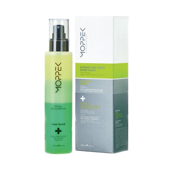 سرم مو سه فاز موپک (Moppek) مدل Super Guard حجم 200 میلی‌لیتر