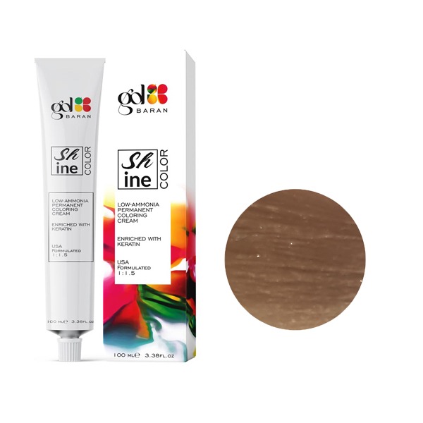 رنگ مو گل باران (Gol Baran) شماره 12.03 رنگ بلوند زیتونی فوق العاده روشن حجم 100 میلی لیتر