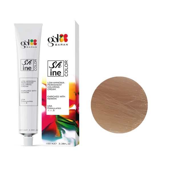 رنگ مو گل باران (Gol Baran) شماره 12.513 رنگ بلوند کنفی فوق العاده روشن حجم 100 میلی لیتر