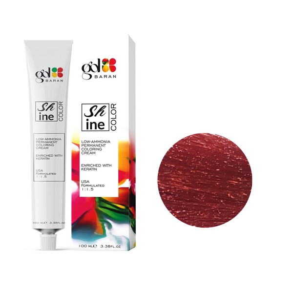 رنگ مو گل باران (Gol Baran) شماره 6.88 رنگ بلوند قرمز آتشین تیره حجم 100 میلی لیتر