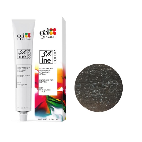 رنگ مو گل باران (Gol Baran) شماره 7.3 رنگ بلوند زیتونی متوسط حجم 100 میلی لیتر