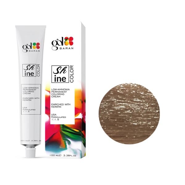 رنگ مو گل باران (Gol Baran) شماره 7.513 رنگ بلوند کنفی متوسط حجم 100 میلی لیتر