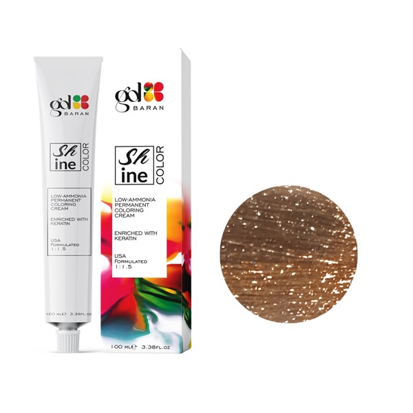 رنگ مو گل باران (Gol Baran) شماره 7.651 رنگ بلوند گردویی متوسط حجم 100 میلی لیتر