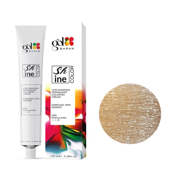 رنگ مو گل باران (Gol Baran) شماره 9.00 رنگ بلوند طبیعی خیلی روشن قوی حجم 100 میلی لیتر