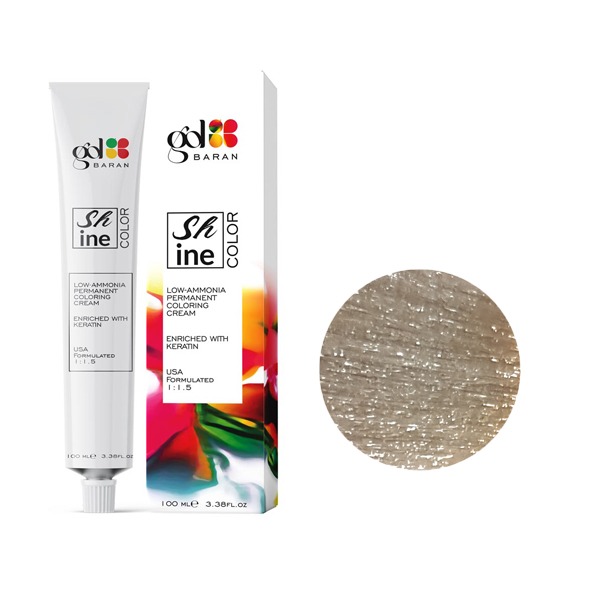 رنگ مو گل باران (Gol Baran) شماره 9.51 رنگ بلوند شنی ماسه ای خیلی روشن حجم 100 میلی لیتر