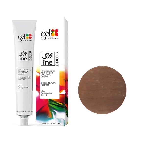 رنگ مو گل باران (Gol Baran) شماره 9.512 رنگ بلوند نسکافه ای خیلی روشن حجم 100 میلی لیتر