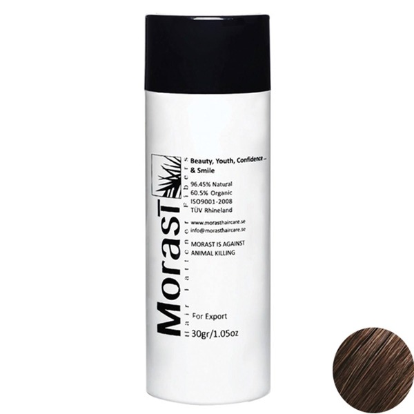 پودر پرپشت کننده موی مورست (Morast) مدل Medium Brown وزن 30 گرم