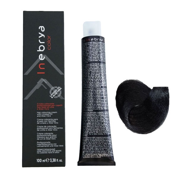 رنگ مو اینبریا (Inebrya) شماره 3 رنگ شاه بلوطی تیره خالص حجم 100 میلی لیتر