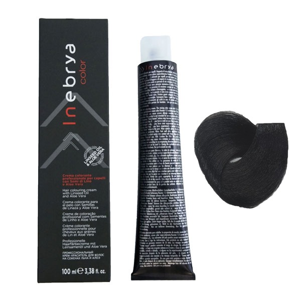 رنگ مو اینبریا (Inebrya) شماره 3.00 رنگ شاه بلوطی تیره اینتنس حجم 100 میلی لیتر