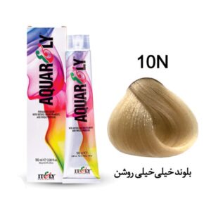 رنگ مو آکوارلی (AQUARELY) شماره 10N حجم 100 میلی لیتر