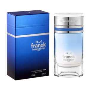 ادو تویلت مردانه فرانک اولیویر (Franck Olivier) مدل Blue Franck حجم 75 میلی‌لیتر