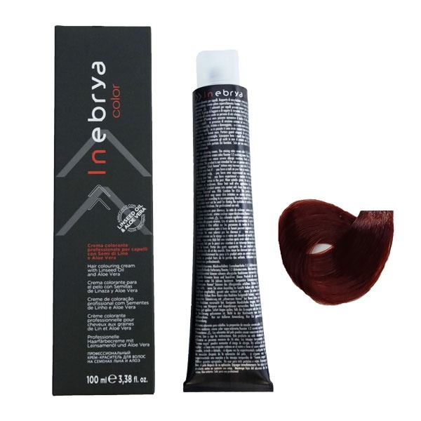 رنگ مو اینبریا (Inebrya) شماره 4.6 رنگ قرمز شاه بلوطی حجم 100 میلی لیتر
