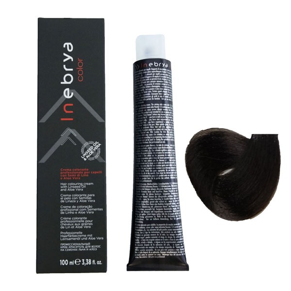 رنگ مو اینبریا (Inebrya) شماره 4.8 رنگ شاه بلوطی مات حجم 100 میلی لیتر