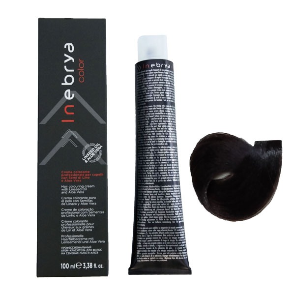 رنگ مو اینبریا (Inebrya) شماره 4.9 رنگ شکلاتی تیره حجم 100 میلی لیتر