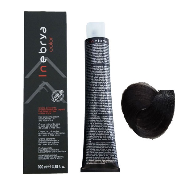 رنگ مو اینبریا (Inebrya) شماره 5.11 رنگ خاکستری شاه بلوطی روشن اینتنس حجم 100 میلی لیتر