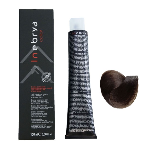 رنگ مو اینبریا (Inebrya) شماره 5.73 رنگ قهوه ای طلایی شاه بلوطی روشن حجم 100 میلی لیتر