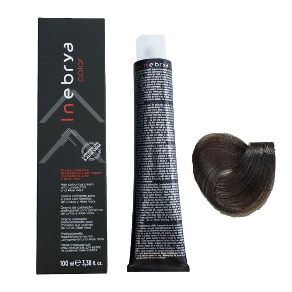 رنگ مو اینبریا (Inebrya) شماره 6.11 رنگ بلوند خاکستری تیره اینتنس حجم 100 میلی لیتر