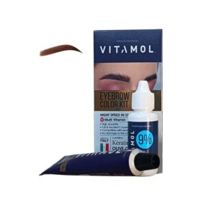 کيت رنگ ابرو ویتامول (VITAMOL) شماره CH2 بلوند شکلاتي روشن