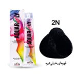 رنگ مو آکوارلی (AQUARELY) شماره 2N حجم 100 میلی لیتر