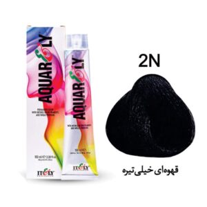 رنگ مو آکوارلی (AQUARELY) شماره 2N حجم 100 میلی لیتر