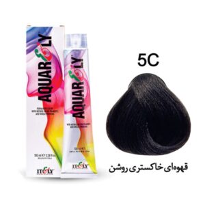 رنگ مو آکوارلی (AQUARELY) شماره (5.1) 5C حجم 100 میلی لیتر