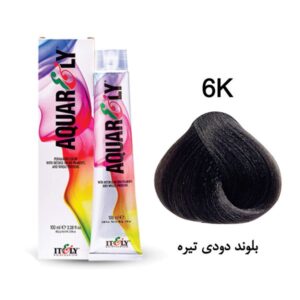 رنگ مو آکوارلی (AQUARELY) شماره (6.21) 6K حجم 100 میلی لیتر